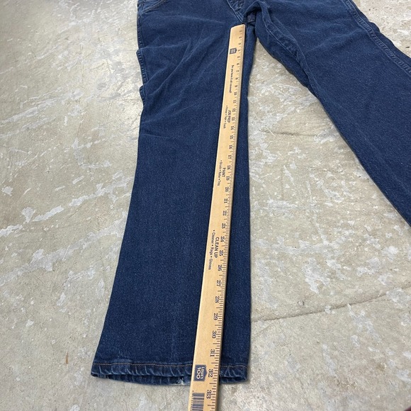 Wrangler Jeans Mens 38X32 Blue pants 947STR Cowboy Regular Stretch Western Denim - Picture 9 of 15